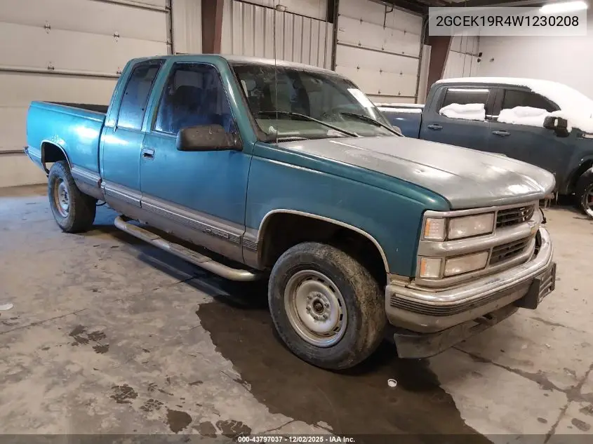 2GCEK19R4W1230208 1998 Chevrolet K1500 Fleetside