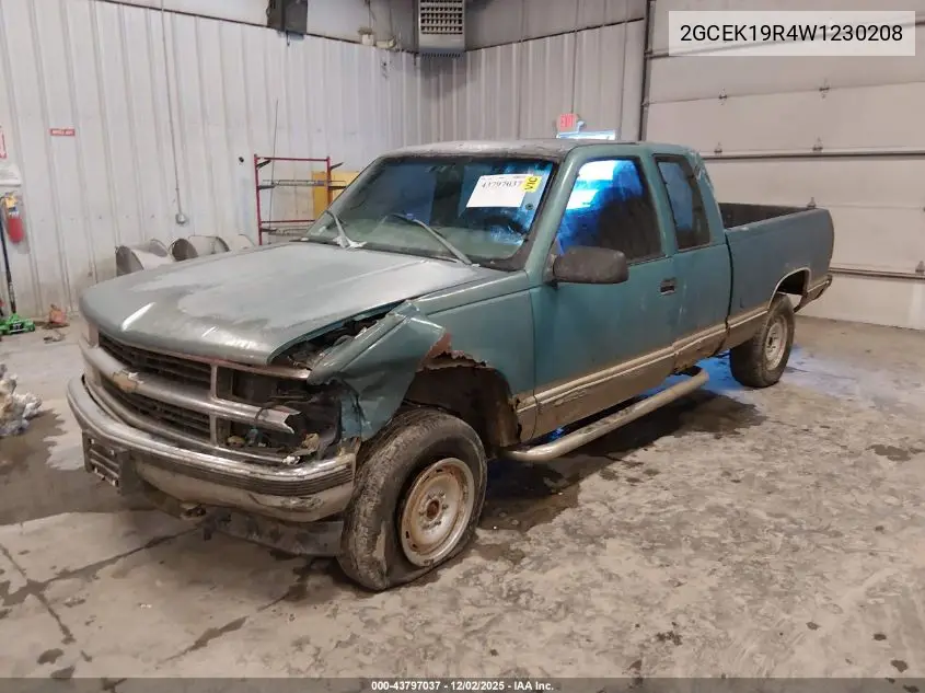 2GCEK19R4W1230208 1998 Chevrolet K1500 Fleetside