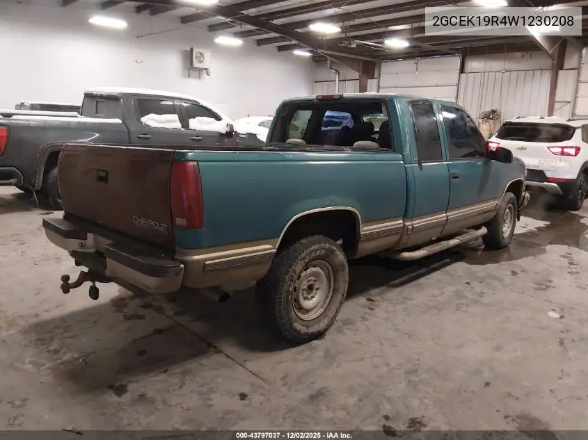 2GCEK19R4W1230208 1998 Chevrolet K1500 Fleetside