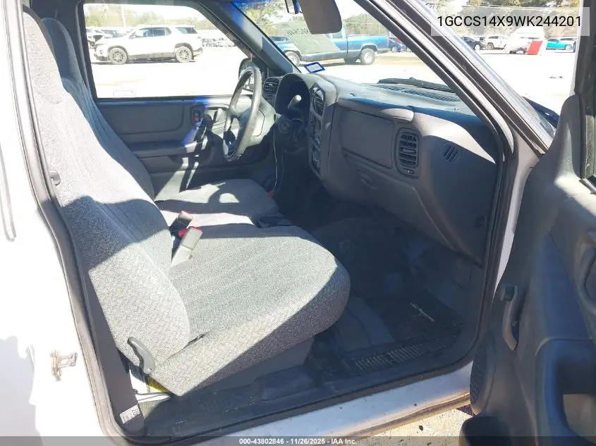 1GCCS14X9WK244201 1998 Chevrolet S-10 Fleetside