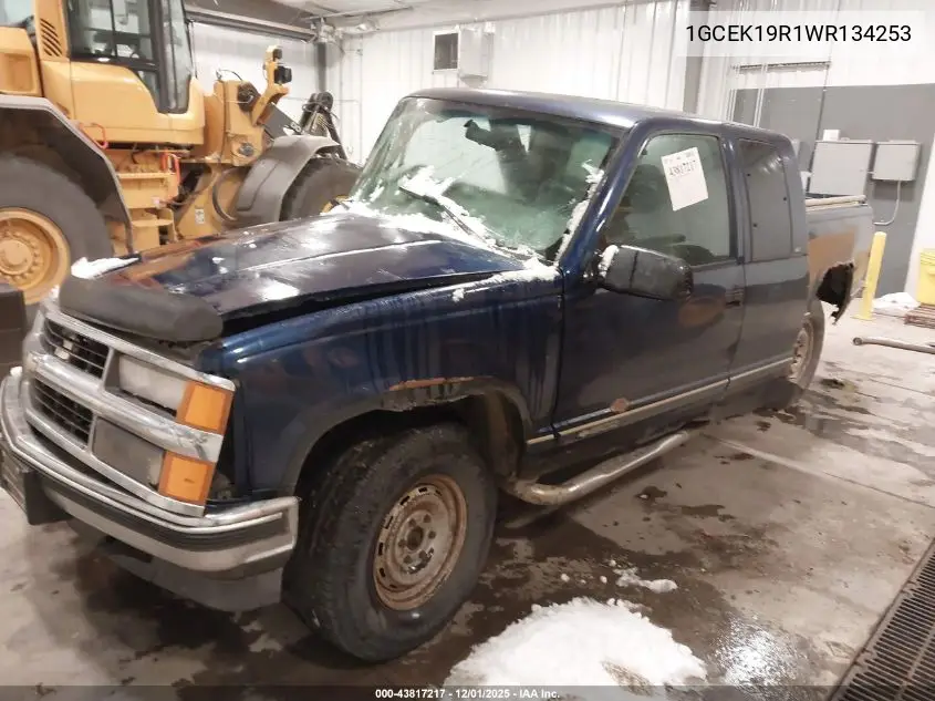 1998 Chevrolet K1500 Fleetside VIN: 1GCEK19R1WR134253 Lot: 43817217