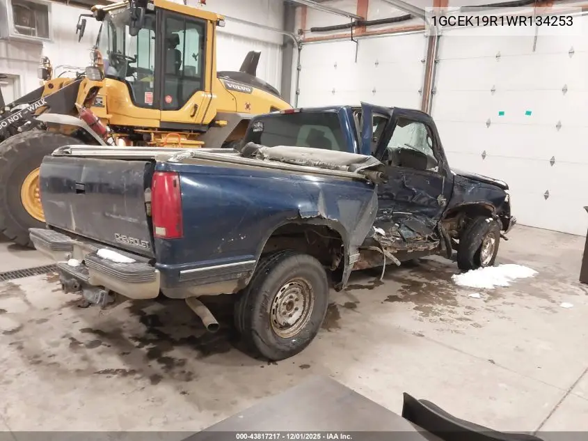 1998 Chevrolet K1500 Fleetside VIN: 1GCEK19R1WR134253 Lot: 43817217