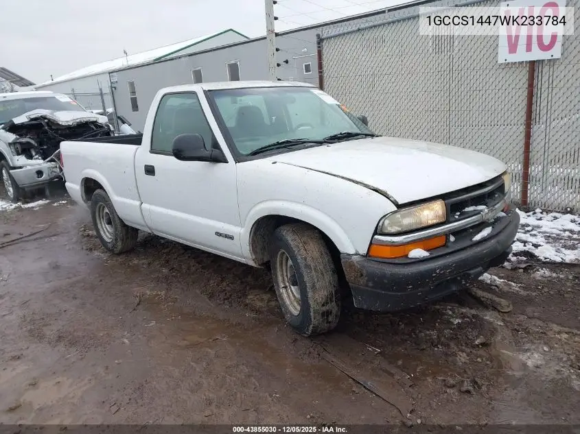 1GCCS1447WK233784 1998 Chevrolet S-10 Fleetside