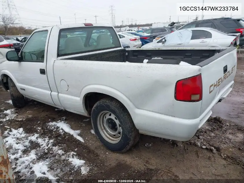 1GCCS1447WK233784 1998 Chevrolet S-10 Fleetside