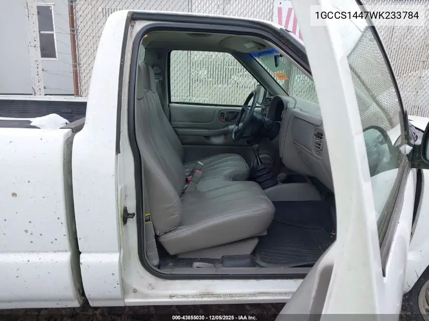 1GCCS1447WK233784 1998 Chevrolet S-10 Fleetside