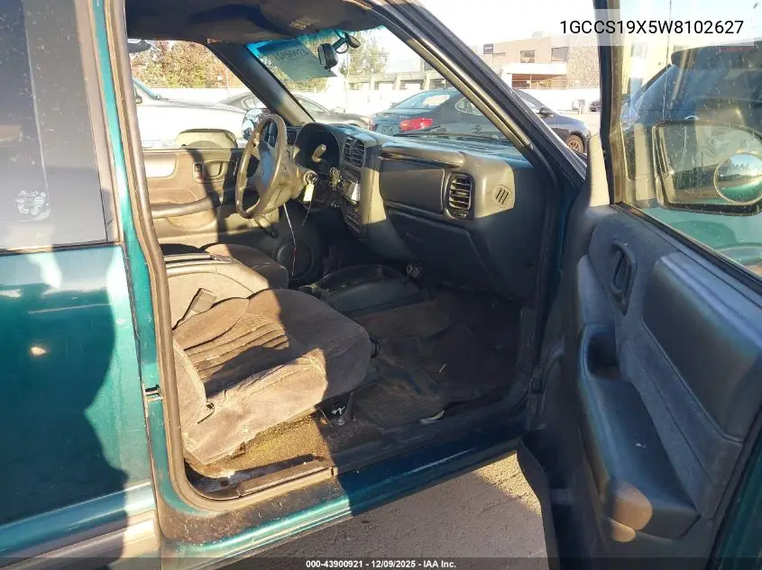 1GCCS19X5W8102627 1998 Chevrolet S-10 Ls Fleetside