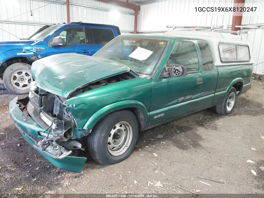 1GCCS19X6X8120247 1999 Chevrolet S-10 Ls