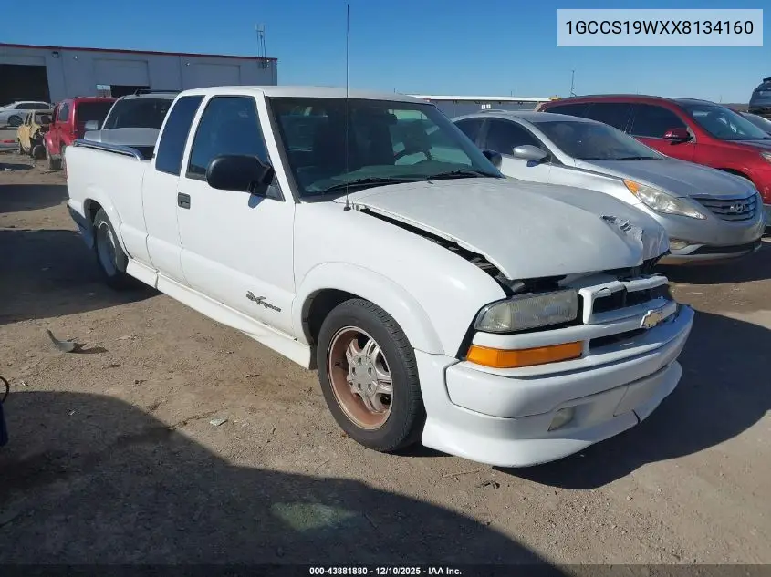1GCCS19WXX8134160 1999 Chevrolet S-10 Ls