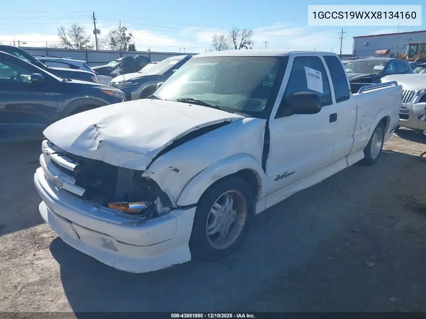 1GCCS19WXX8134160 1999 Chevrolet S-10 Ls