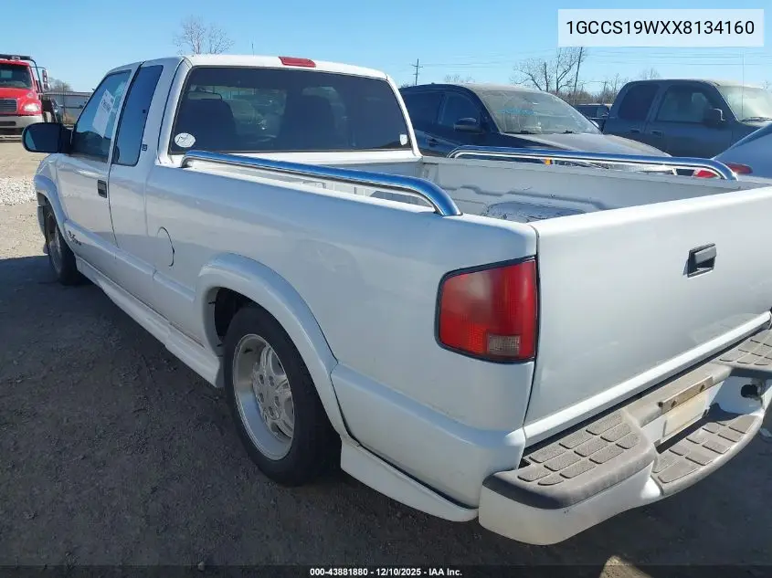 1GCCS19WXX8134160 1999 Chevrolet S-10 Ls