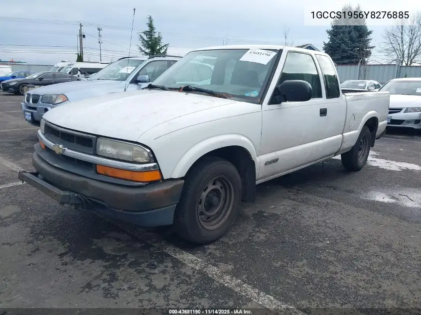 1GCCS1956Y8276885 2000 Chevrolet S-10