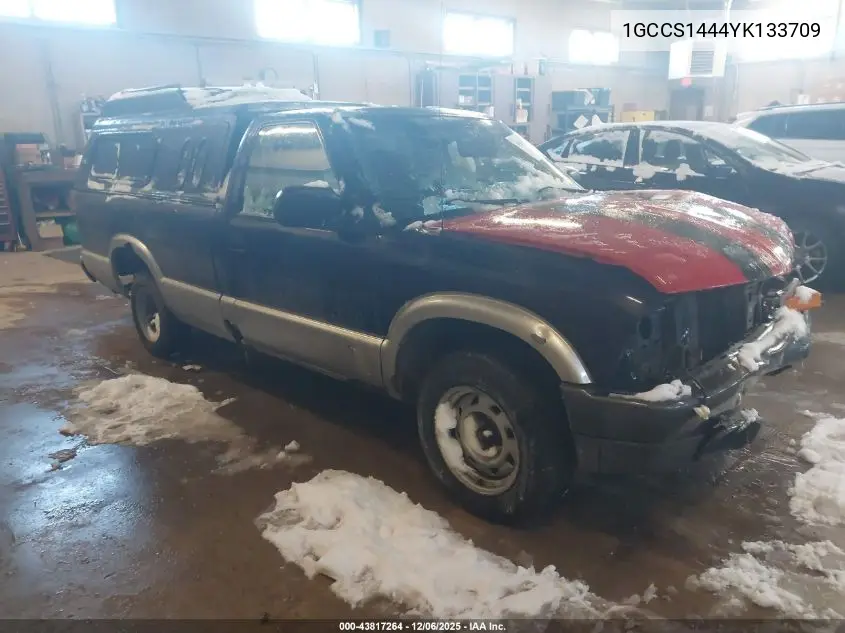1GCCS1444YK133709 2000 Chevrolet S-10