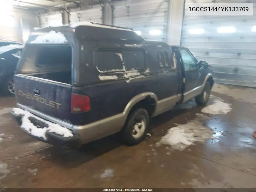 1GCCS1444YK133709 2000 Chevrolet S-10