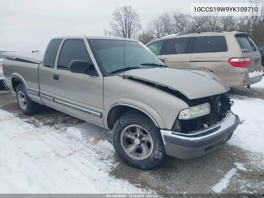 1GCCS19W9YK109710 2000 Chevrolet S-10 Ls