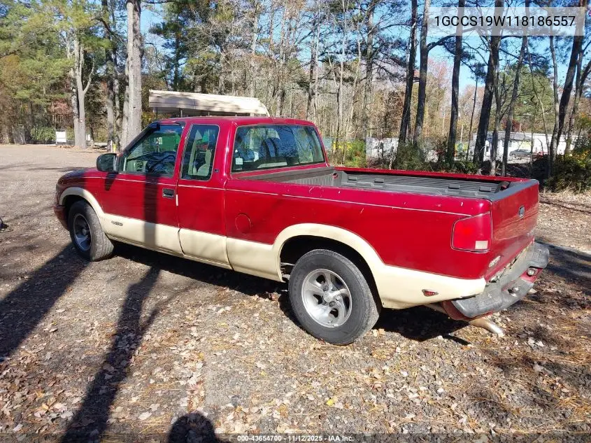 1GCCS19W118186557 2001 Chevrolet S-10 Ls