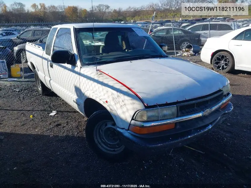 1GCCS19W118211196 2001 Chevrolet S-10