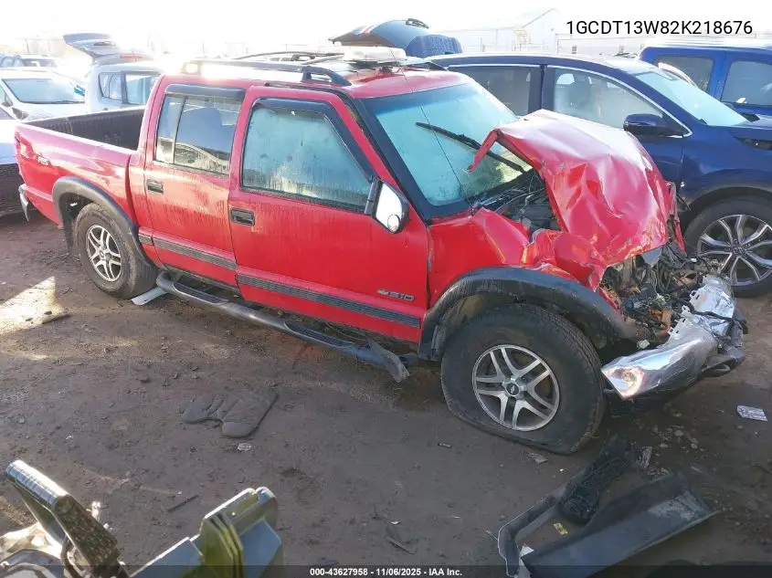 1GCDT13W82K218676 2002 Chevrolet S-10 Ls
