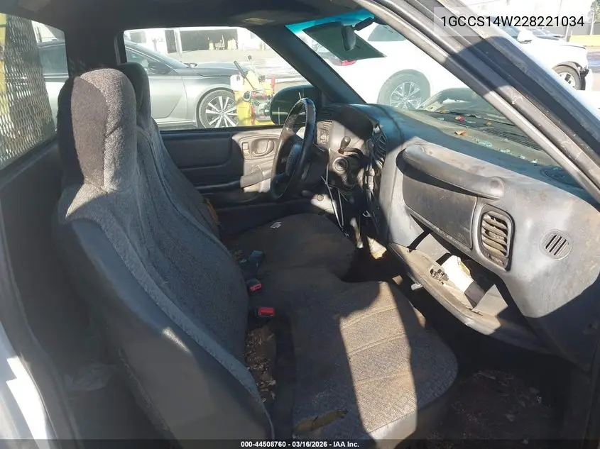1GCCS14W228221034 2002 Chevrolet S-10