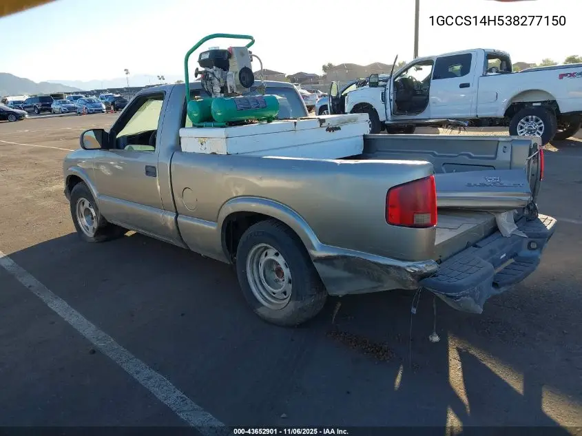 1GCCS14H538277150 2003 Chevrolet S-10