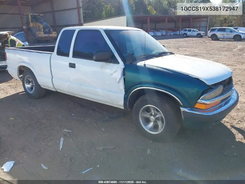 1GCCS19X538172947 2003 Chevrolet S-10