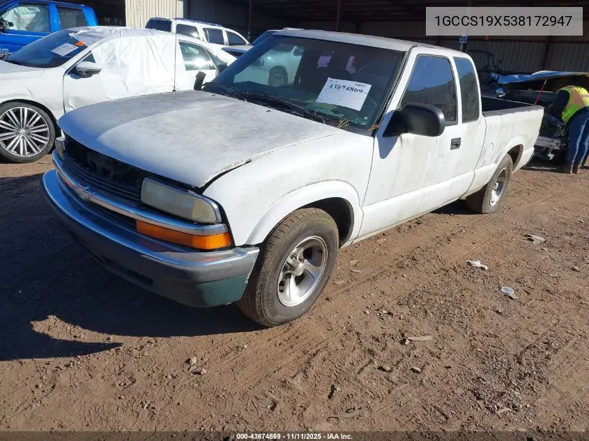1GCCS19X538172947 2003 Chevrolet S-10