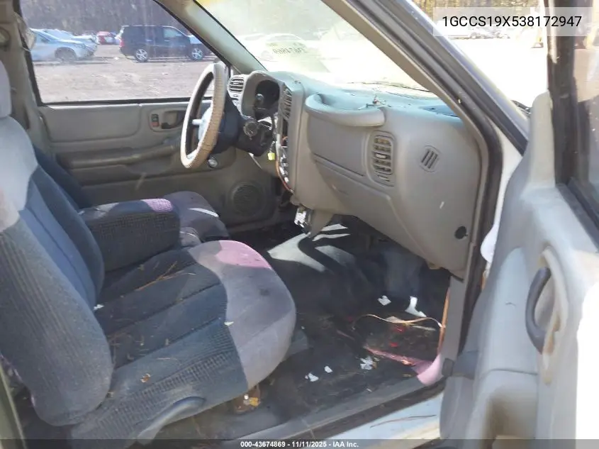 1GCCS19X538172947 2003 Chevrolet S-10
