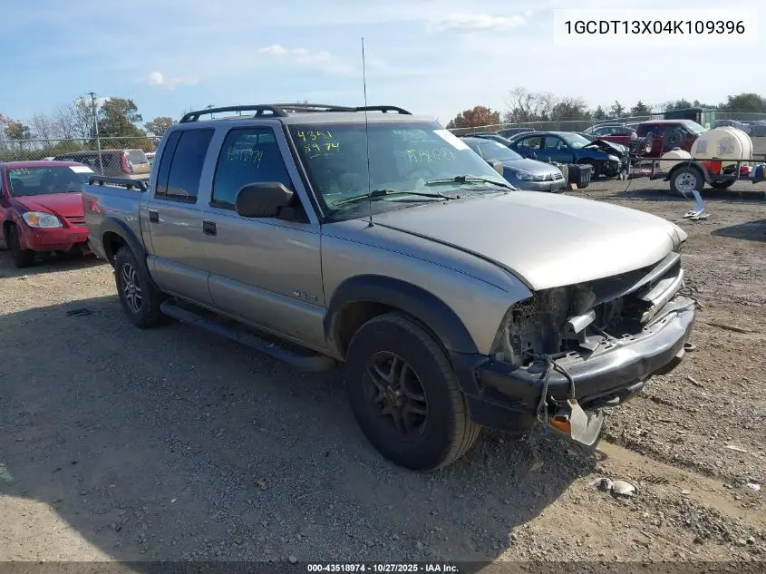 1GCDT13X04K109396 2004 Chevrolet S-10 Ls