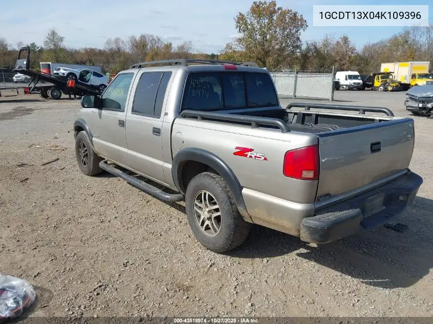 1GCDT13X04K109396 2004 Chevrolet S-10 Ls