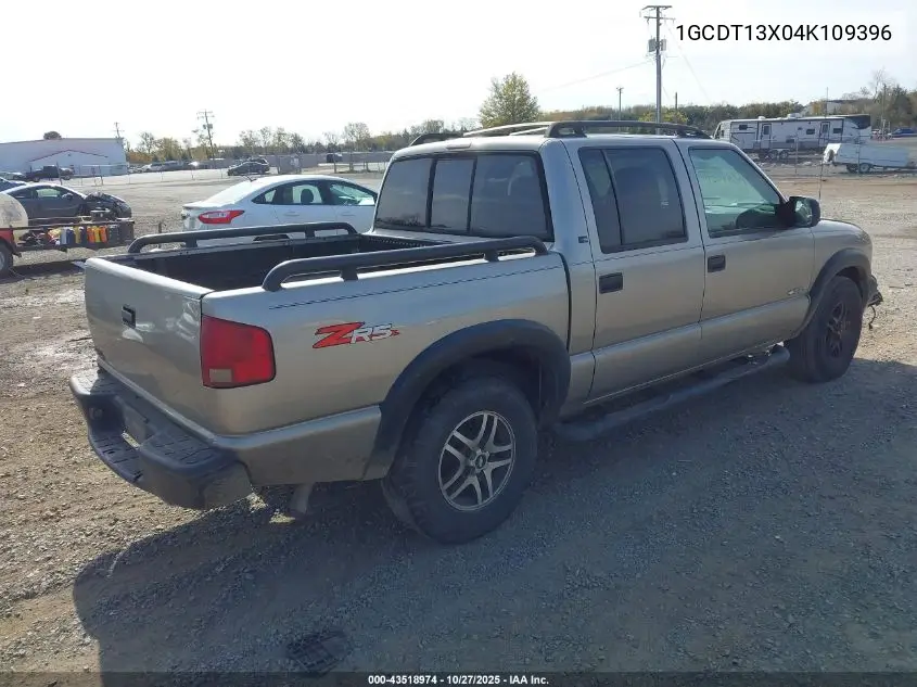 1GCDT13X04K109396 2004 Chevrolet S-10 Ls