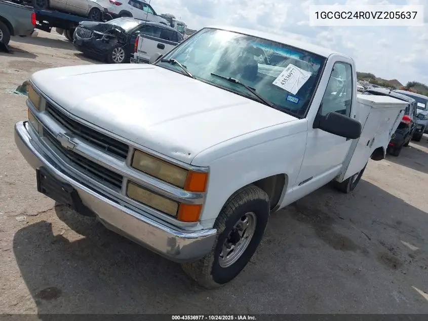 1GCGC24R0VZ205637 1997 Chevrolet C2500 Hd Fleetside