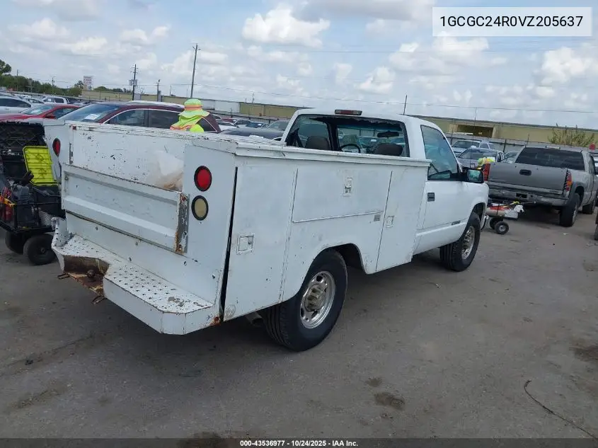 1GCGC24R0VZ205637 1997 Chevrolet C2500 Hd Fleetside