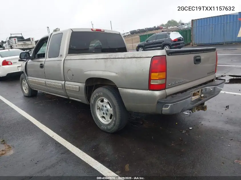 2GCEC19TXX1157632 1999 Chevrolet Silverado 1500 Ls