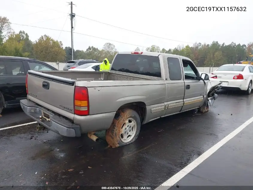 2GCEC19TXX1157632 1999 Chevrolet Silverado 1500 Ls