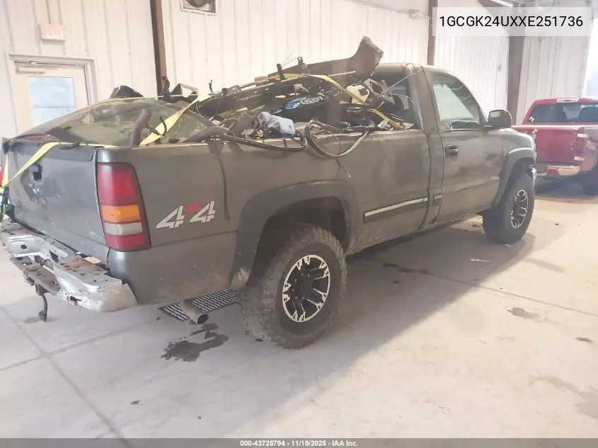 1GCGK24UXXE251736 1999 Chevrolet Silverado 2500