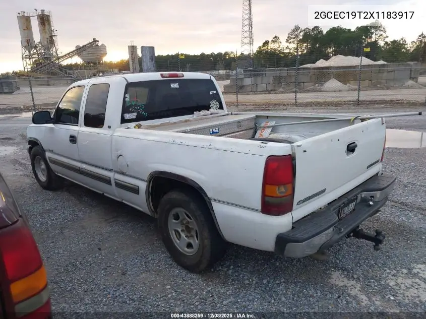 2GCEC19T2X1183917 1999 Chevrolet Silverado 1500 Ls