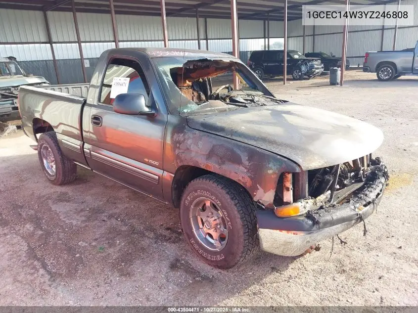 1GCEC14W3YZ246808 2000 Chevrolet Silverado 1500