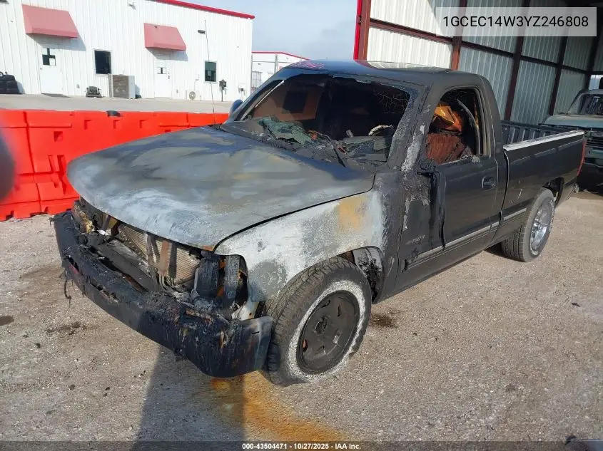 1GCEC14W3YZ246808 2000 Chevrolet Silverado 1500