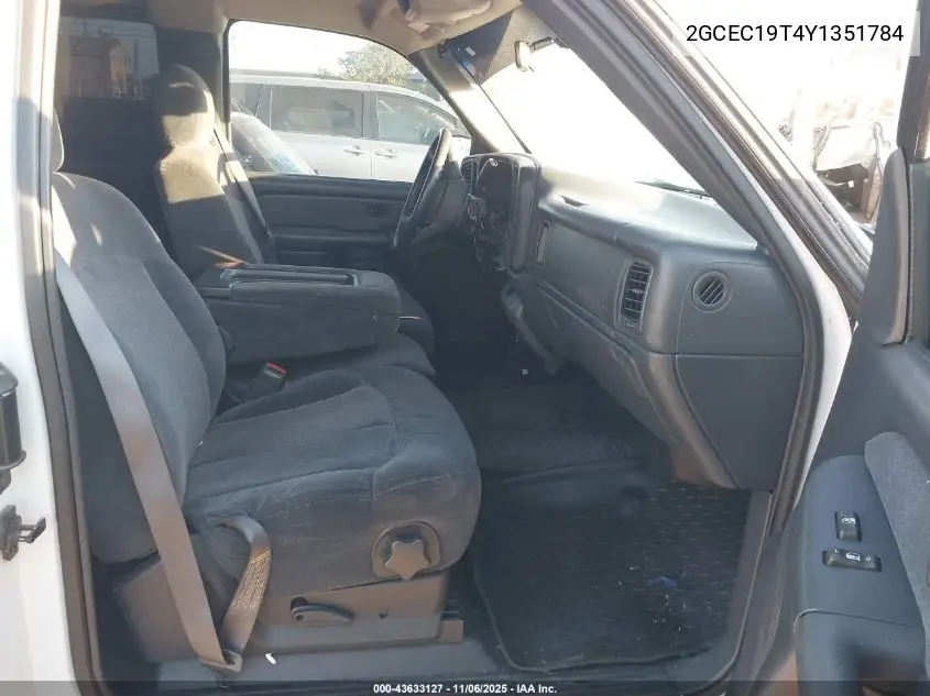 2GCEC19T4Y1351784 2000 Chevrolet Silverado 1500 Ls