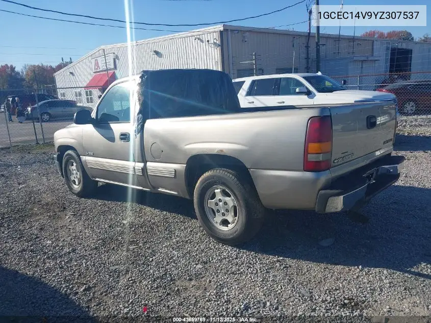 1GCEC14V9YZ307537 2000 Chevrolet Silverado 1500 Ls
