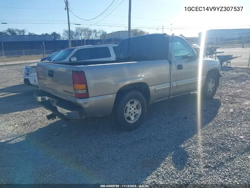 1GCEC14V9YZ307537 2000 Chevrolet Silverado 1500 Ls