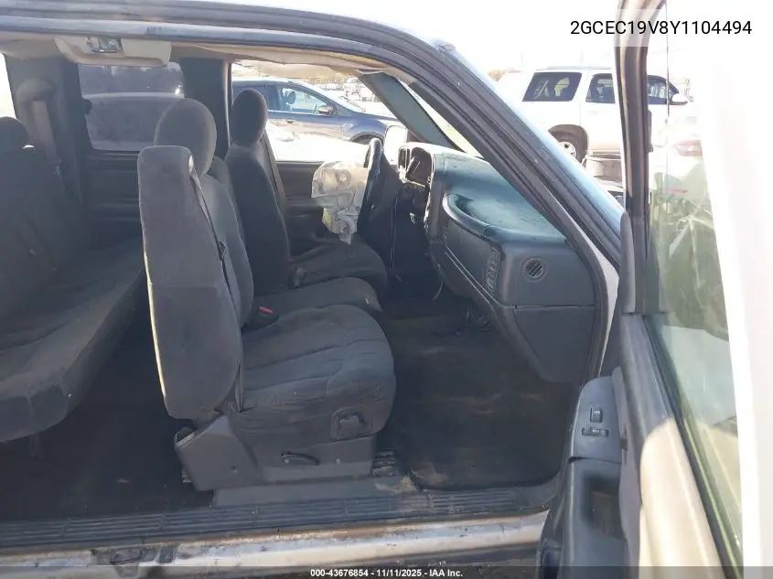 2GCEC19V8Y1104494 2000 Chevrolet Silverado 1500 Ls