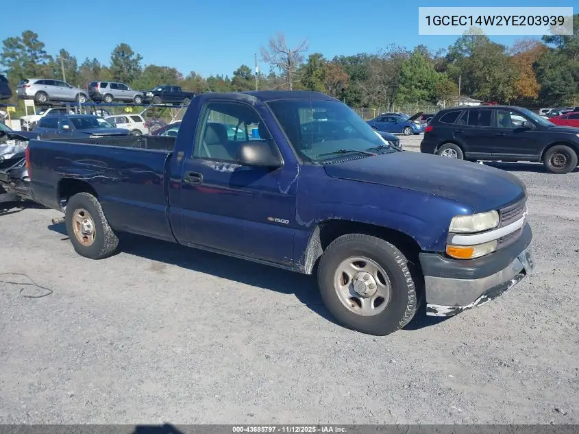 1GCEC14W2YE203939 2000 Chevrolet Silverado 1500