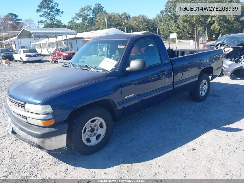 1GCEC14W2YE203939 2000 Chevrolet Silverado 1500