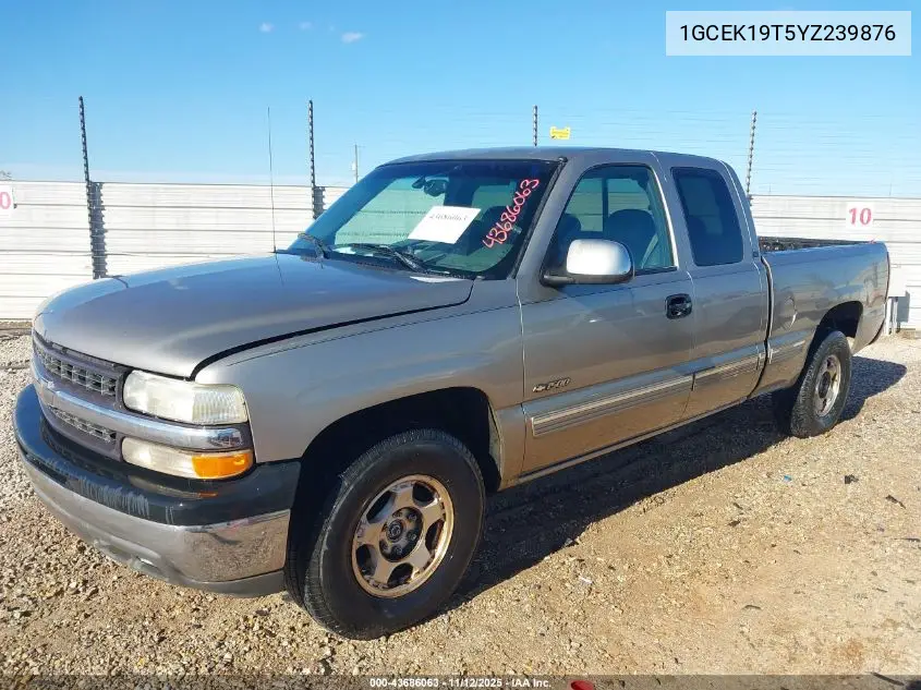 1GCEK19T5YZ239876 2000 Chevrolet Silverado 1500 Ls