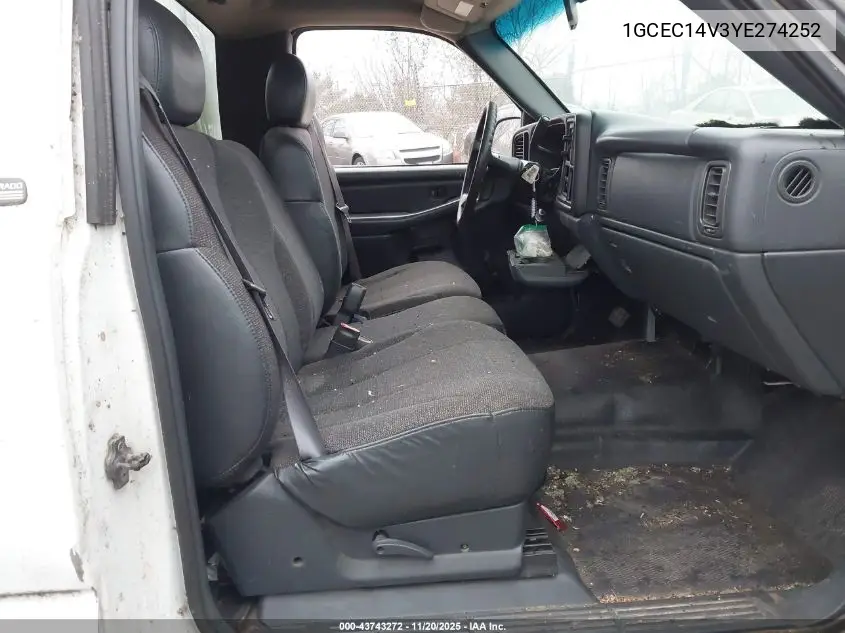 1GCEC14V3YE274252 2000 Chevrolet Silverado 1500