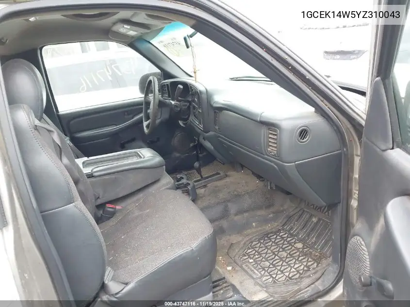 1GCEK14W5YZ310043 2000 Chevrolet Silverado 1500