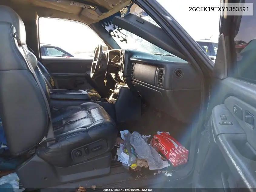2GCEK19TXY1353591 2000 Chevrolet Silverado 1500 Lt