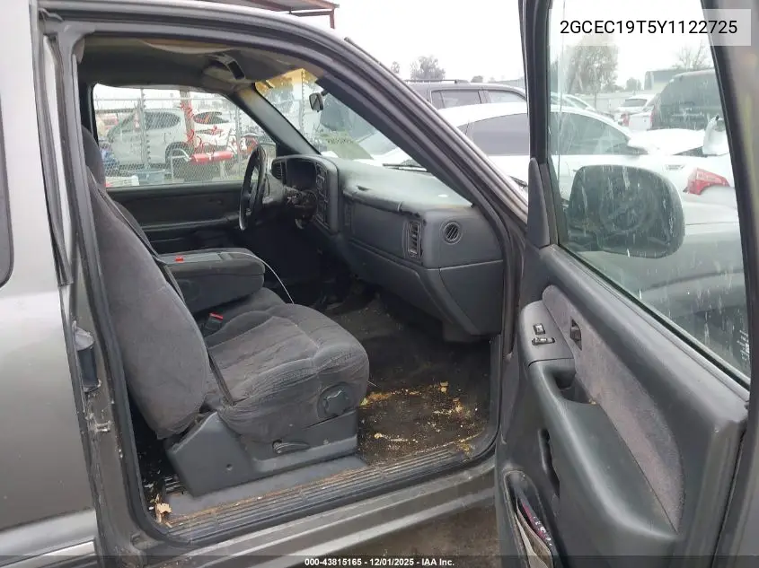 2GCEC19T5Y1122725 2000 Chevrolet Silverado 1500 Ls
