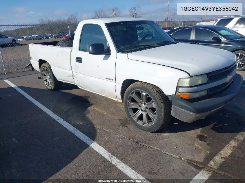 1GCEC14V3YE355042 2000 Chevrolet Silverado 1500
