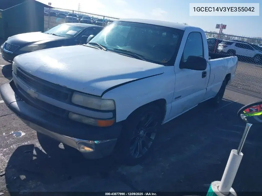 1GCEC14V3YE355042 2000 Chevrolet Silverado 1500